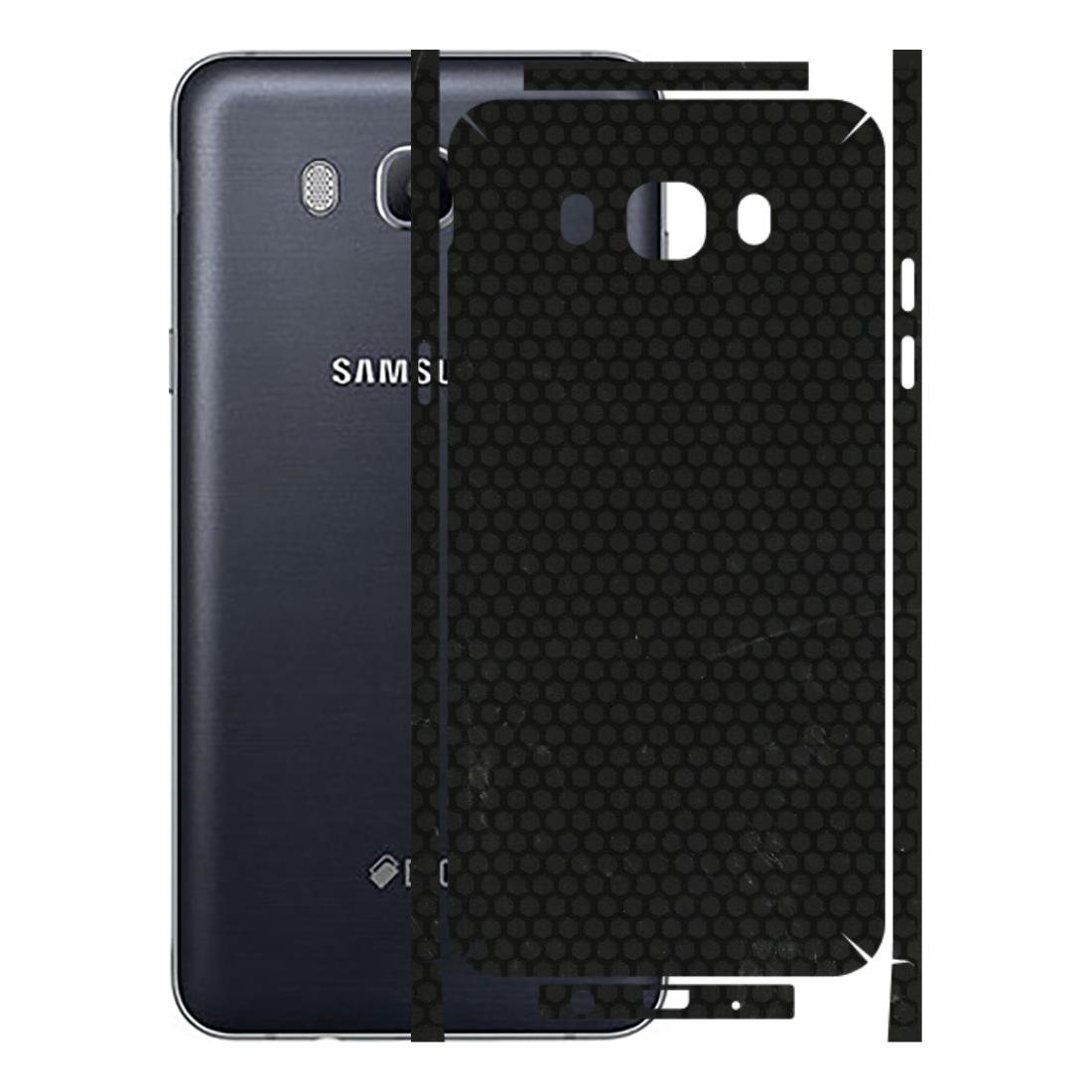 Samsung M/F/Note/Flip and C Phone Skins (All Models) - Black honeycomb - 3D Embossed Finish (L-114) Samsung Galaxy On 8