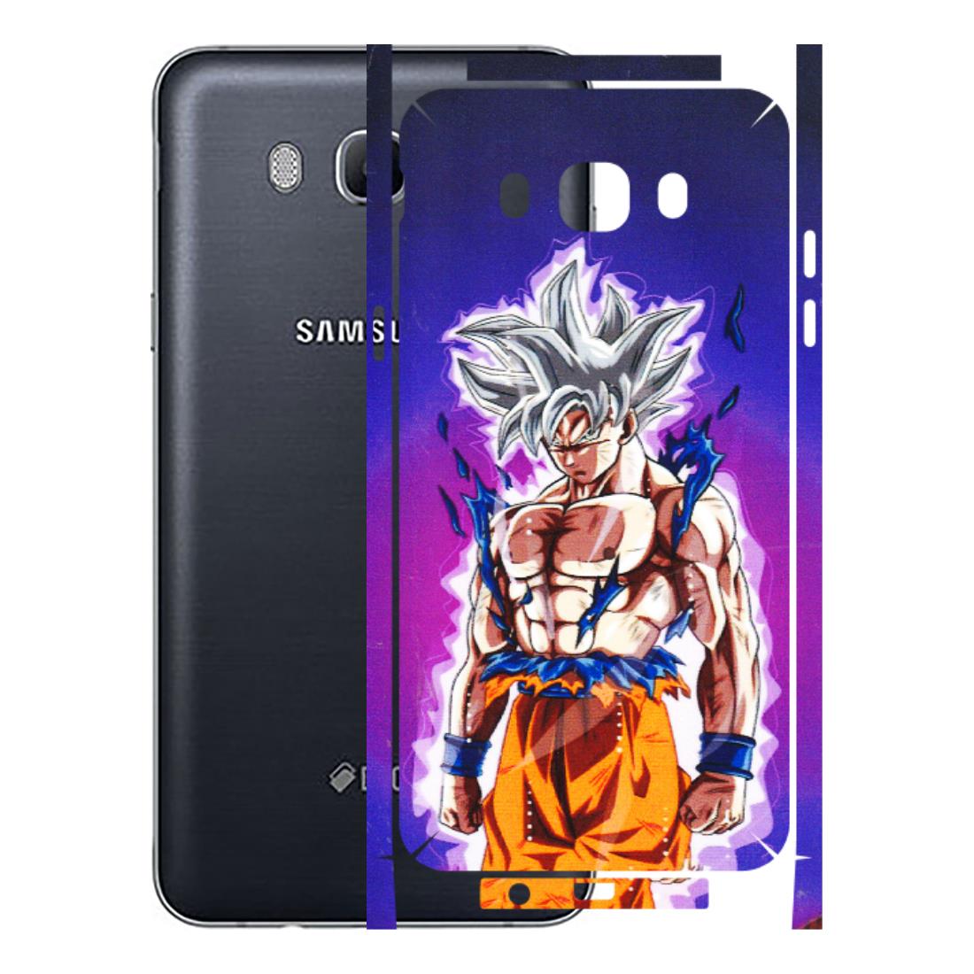 Samsung M/F/Note/Flip and C Phone Skins (All Models) - Goku Purple Anime - 3D Embossed Finish (L-147) Samsung Galaxy On 8