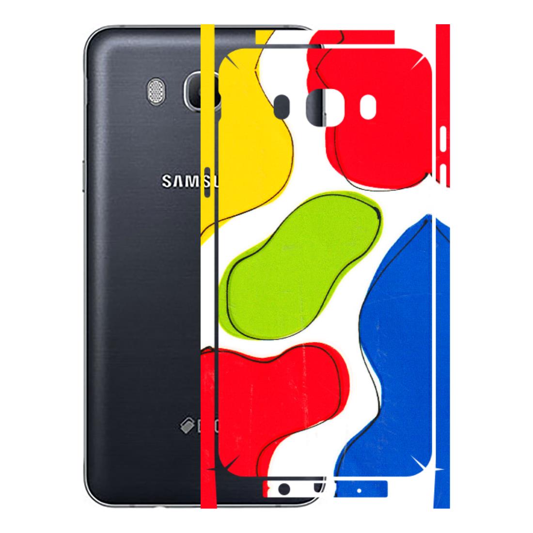 Samsung M/F/Note/Flip and C Phone Skins (All Models) - RGB Colour Paint - 3D Embossed Finish (L-284) Samsung Galaxy On 8