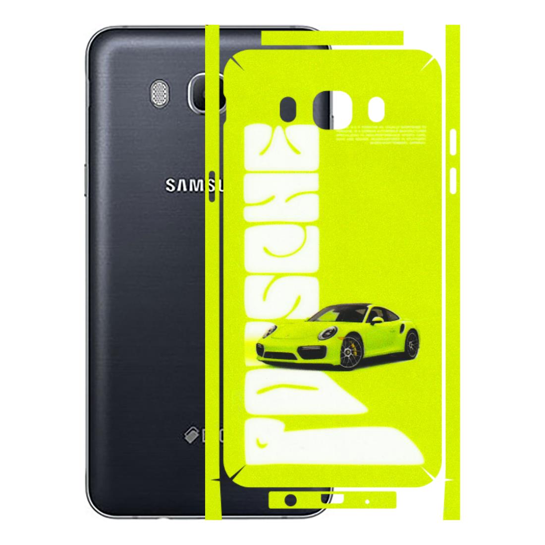 Samsung M/F/Note/Flip and C Phone Skins (All Models) - Lime Green Porche - 3D Embossed Finish (L-30) Samsung Galaxy On 8