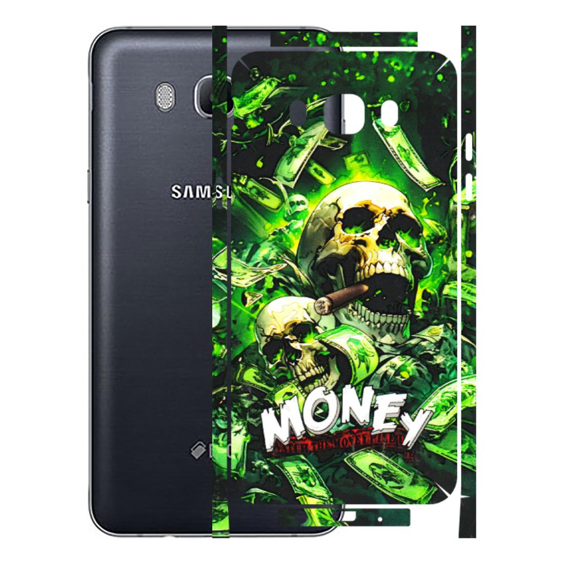 Samsung M/F/Note/Flip and C Phone Skins (All Models) - Skull Money - 3D Embossed Finish (L-303) Samsung Galaxy On 8