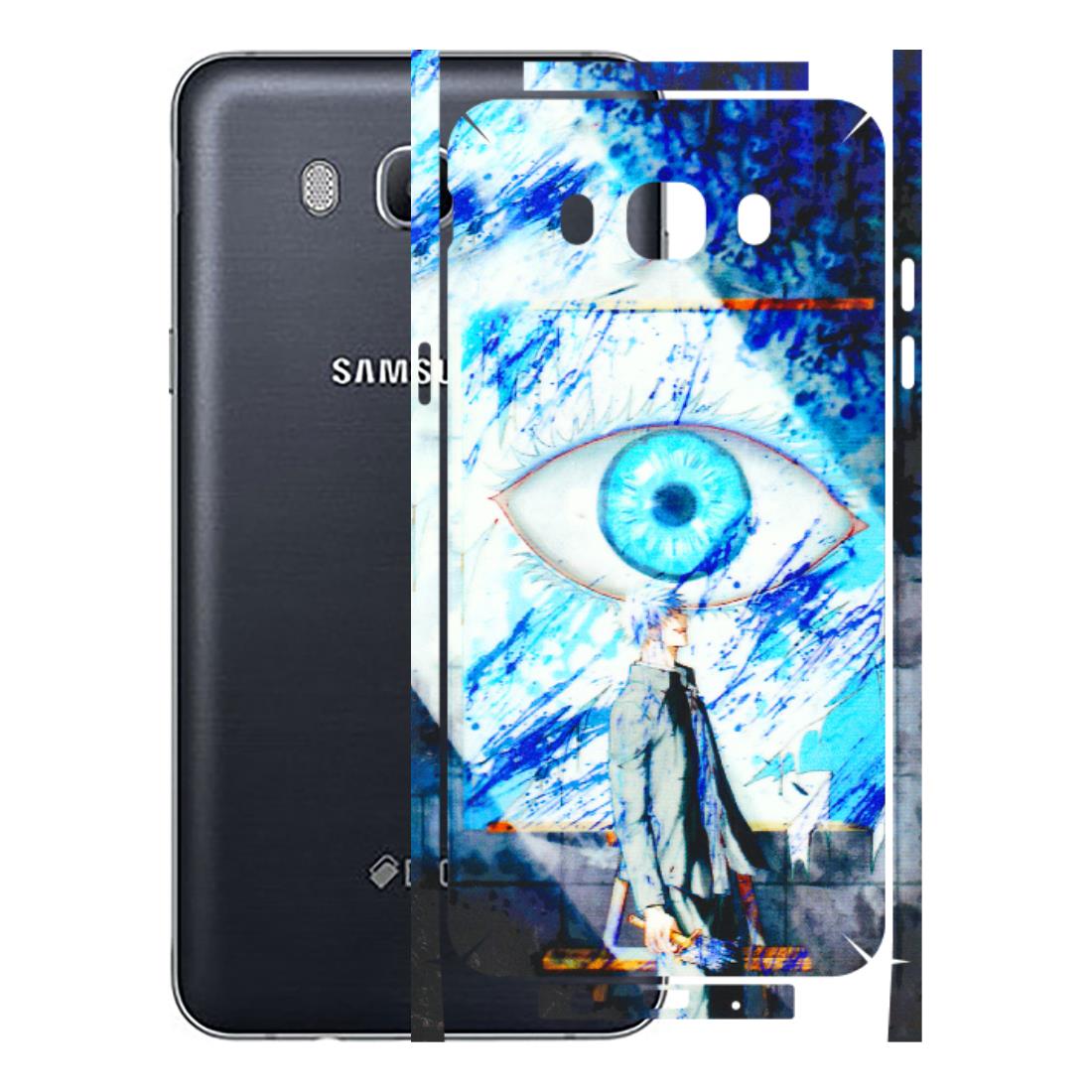 Samsung M/F/Note/Flip and C Phone Skins (All Models) - Anime Sea Blue Eye - 3D Embossed Finish (L-318) Samsung Galaxy On 8