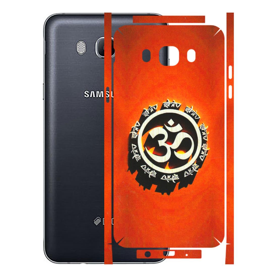 Samsung M/F/Note/Flip and C Phone Skins (All Models) - Aum Shiv Orange - 3D Embossed Finish (L-32) Samsung Galaxy On 8