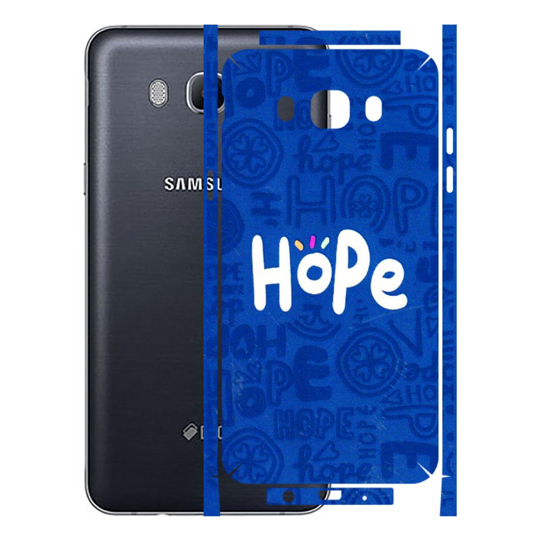 Samsung M/F/Note/Flip and C Phone Skins (All Models) - Hope Doodles Blue - 3D Embossed Finish (L-43) Samsung Galaxy On 8