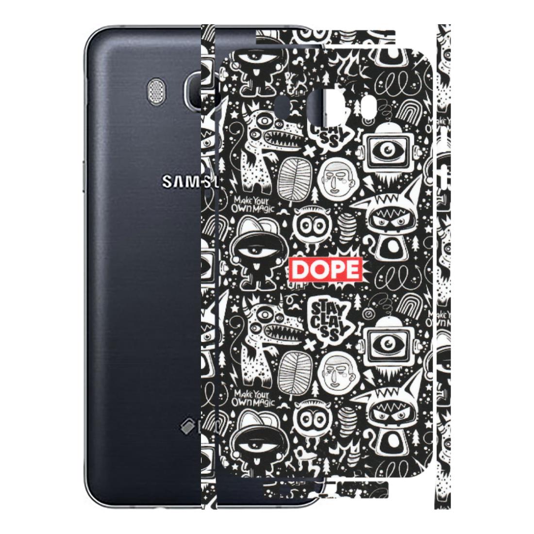 Samsung M/F/Note/Flip and C Phone Skins (All Models) - Dope Stay Classy Black Doodles - Matte Finish (M-126) Samsung Galaxy On 8