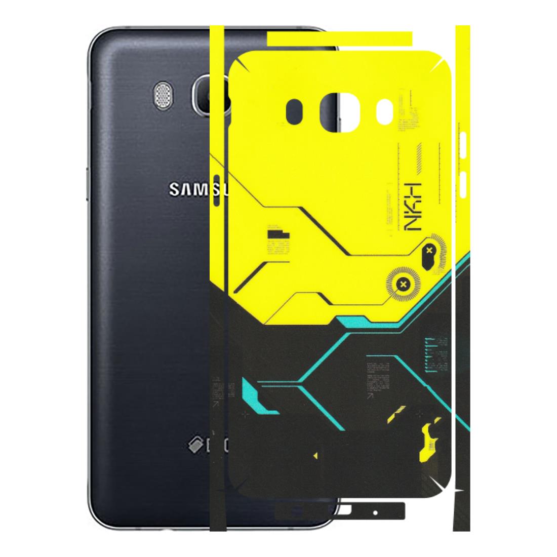 Samsung M/F/Note/Flip and C Phone Skins (All Models) - Black Yellow Technica - Matte Finish (M-53) Samsung Galaxy On 8