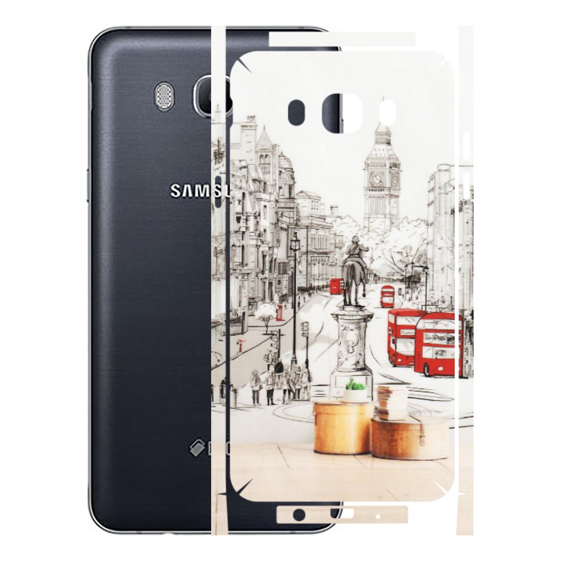 Samsung M/F/Note/Flip and C Phone Skins (All Models) - London Street - Transparent Finish (T-02) Samsung Galaxy On 8