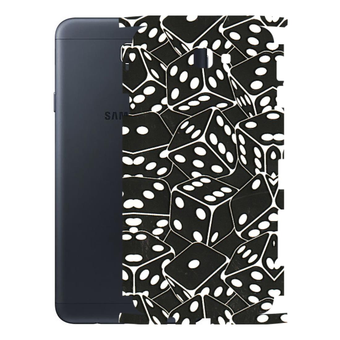 Samsung M/F/Note/Flip and C Phone Skins (All Models) - Big Black Dices - 3D Embossed Finish (L-106) Samsung Galaxy On Next