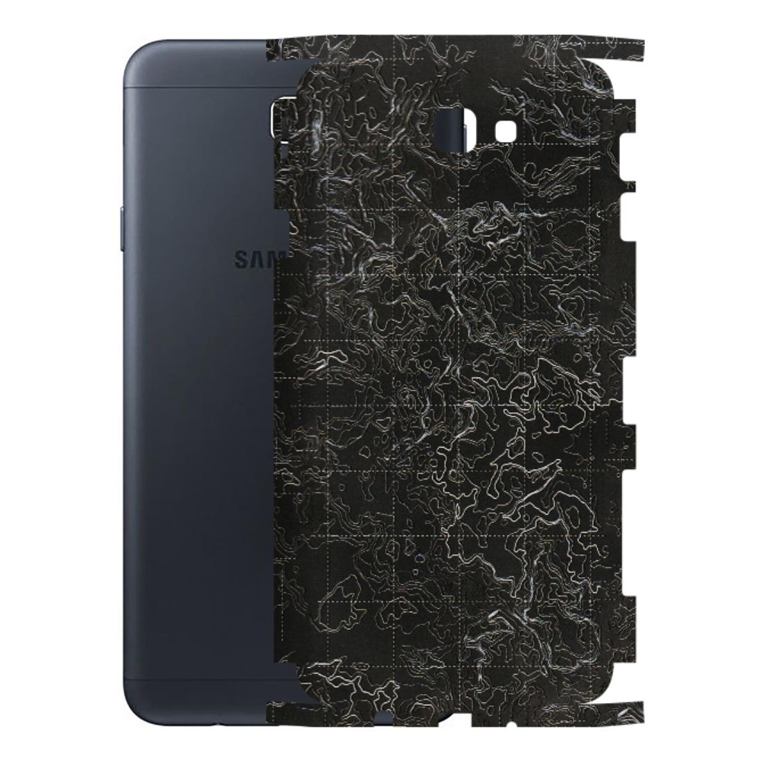 Samsung M/F/Note/Flip and C Phone Skins (All Models) - Black map Texture - 3D Embossed Finish (L-201) Samsung Galaxy On Next