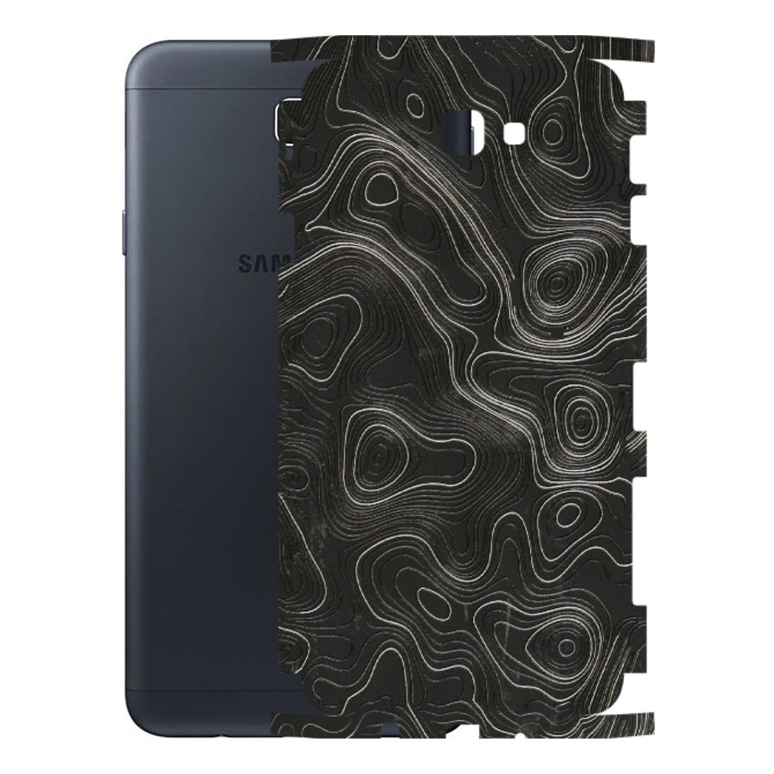 Samsung M/F/Note/Flip and C Phone Skins (All Models) - Abstract White Line Map - 3D Embossed Finish (L-269) Samsung Galaxy On Next
