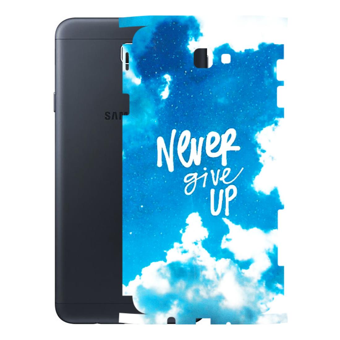 Samsung M/F/Note/Flip and C Phone Skins (All Models) - Never Give Up - 3D Embossed Finish (L-279) Samsung Galaxy On Next