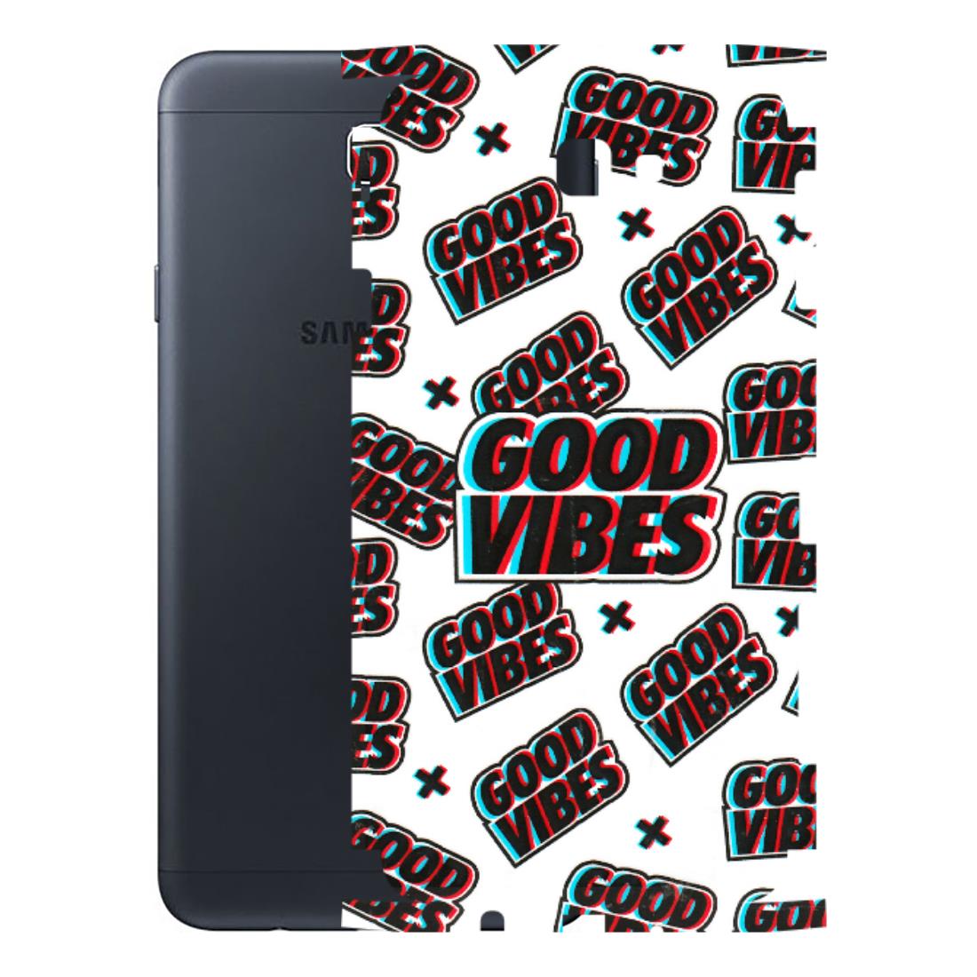 Samsung M/F/Note/Flip and C Phone Skins (All Models) - Good Vibes - 3D Embossed Finish (L-282) Samsung Galaxy On Next