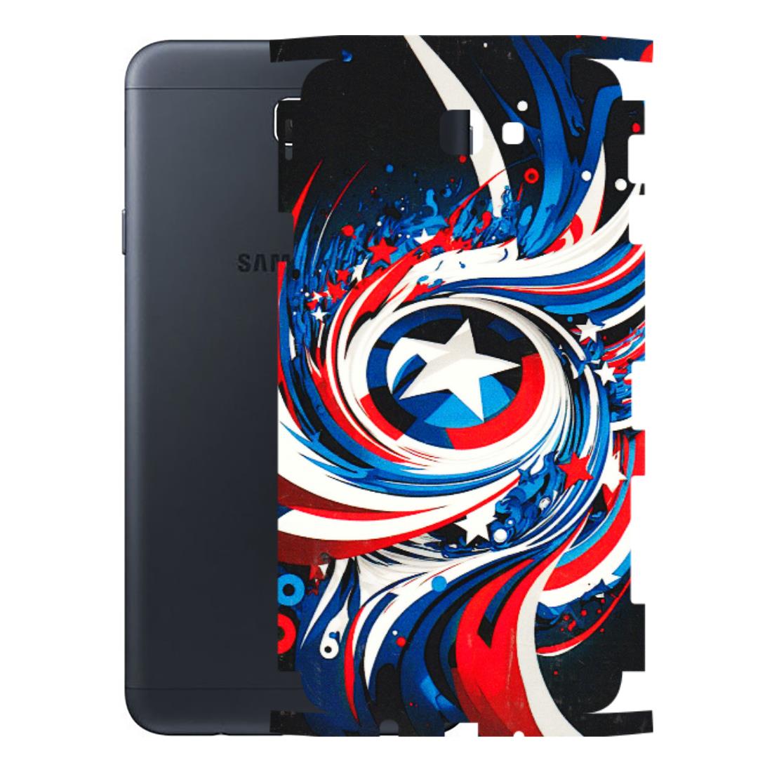 Samsung M/F/Note/Flip and C Phone Skins (All Models) - Captain America Logo - 3D Embossed Finish (L-307) Samsung Galaxy On Next