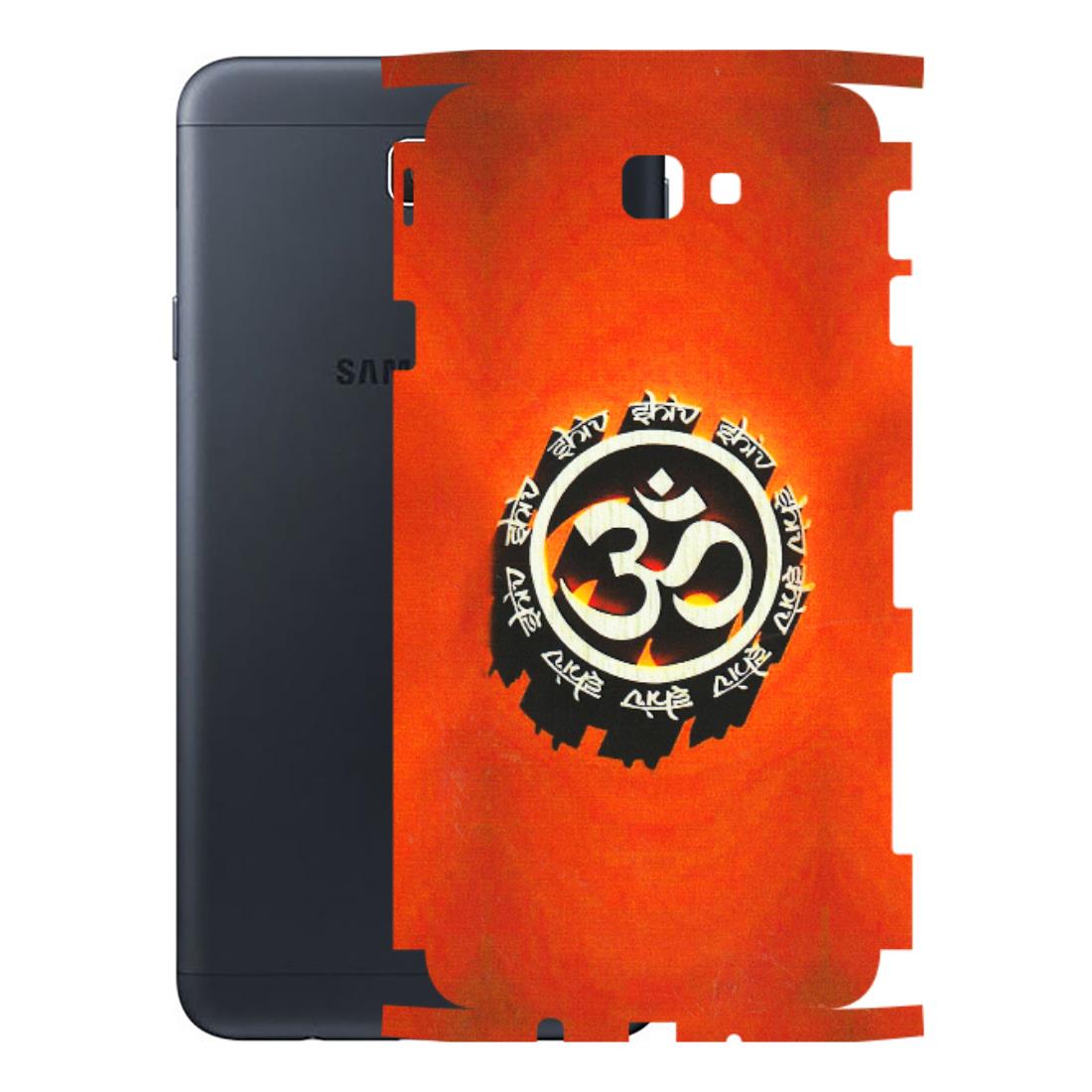 Samsung M/F/Note/Flip and C Phone Skins (All Models) - Aum Shiv Orange - 3D Embossed Finish (L-32) Samsung Galaxy On Next