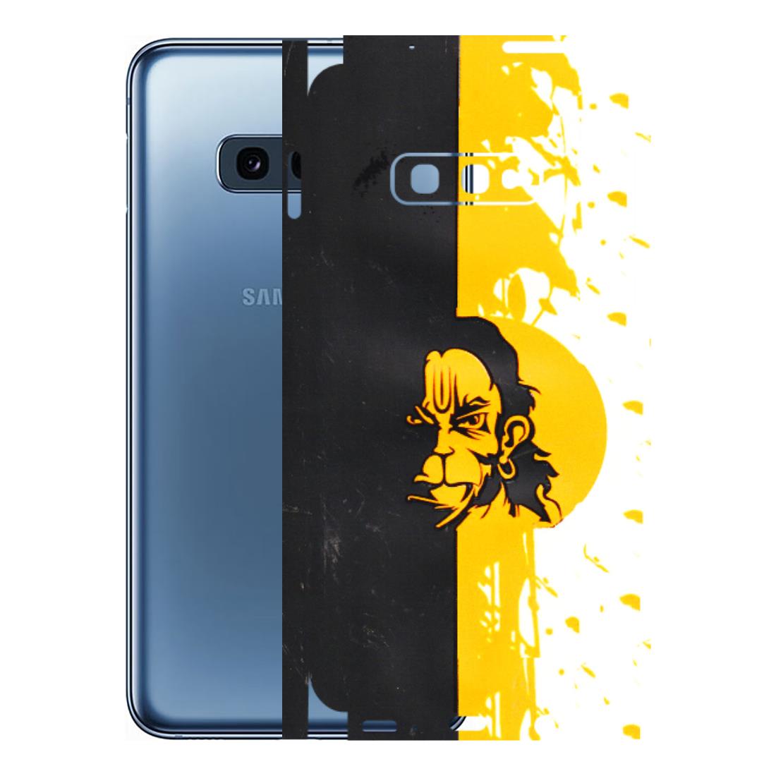 Samsung A/S Series Phone Skins (All Models) - Bajrangbali - 3D Embossed Finish (L-151) Samsung Galaxy S10E