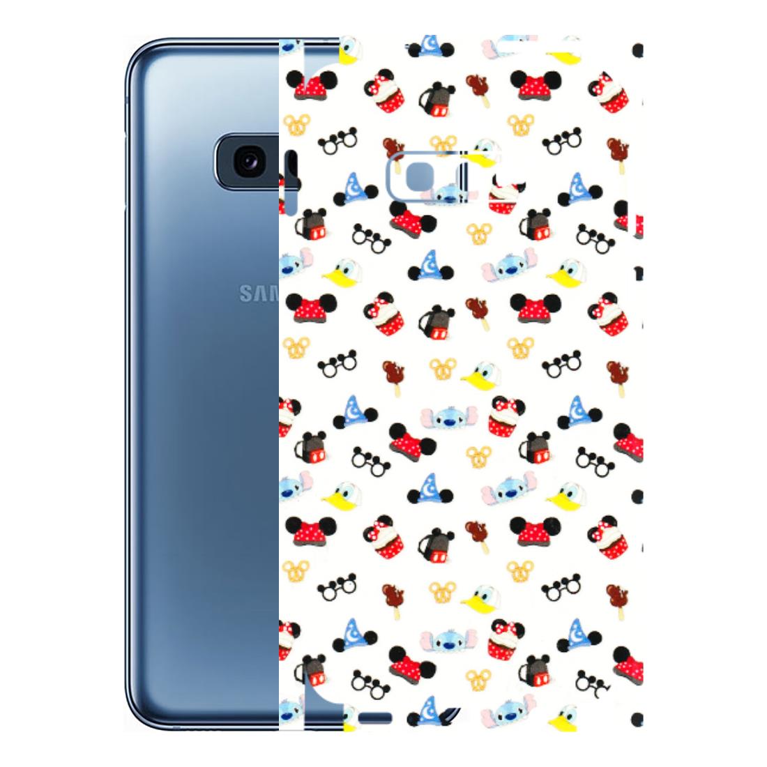 Samsung A/S Series Phone Skins (All Models) - Minnie Mouse & Donald Doodles s - 3D Embossed Finish (L-194) Samsung Galaxy S10E