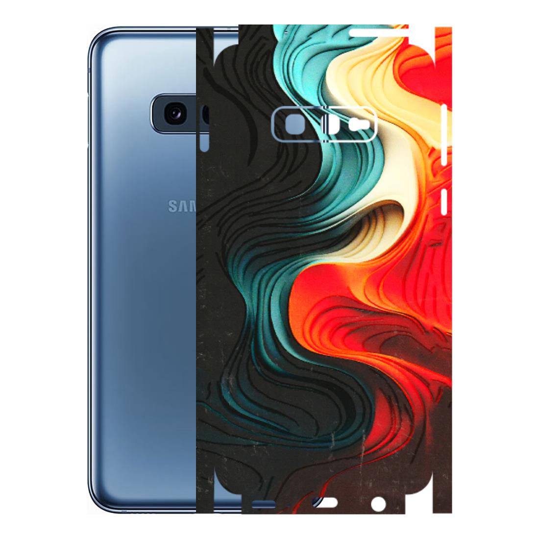Samsung A/S Series Phone Skins (All Models) - The Silky Swirl - 3D Embossed Finish (L-240) Samsung Galaxy S10E