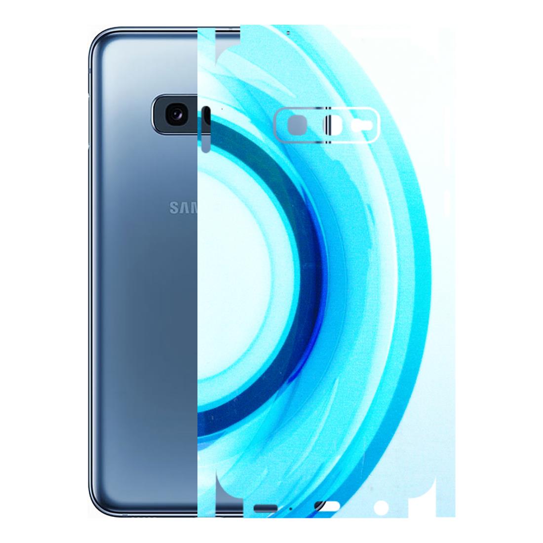 Samsung A/S Series Phone Skins (All Models) - The Blue Curve - 3D Embossed Finish (L-244) Samsung Galaxy S10E