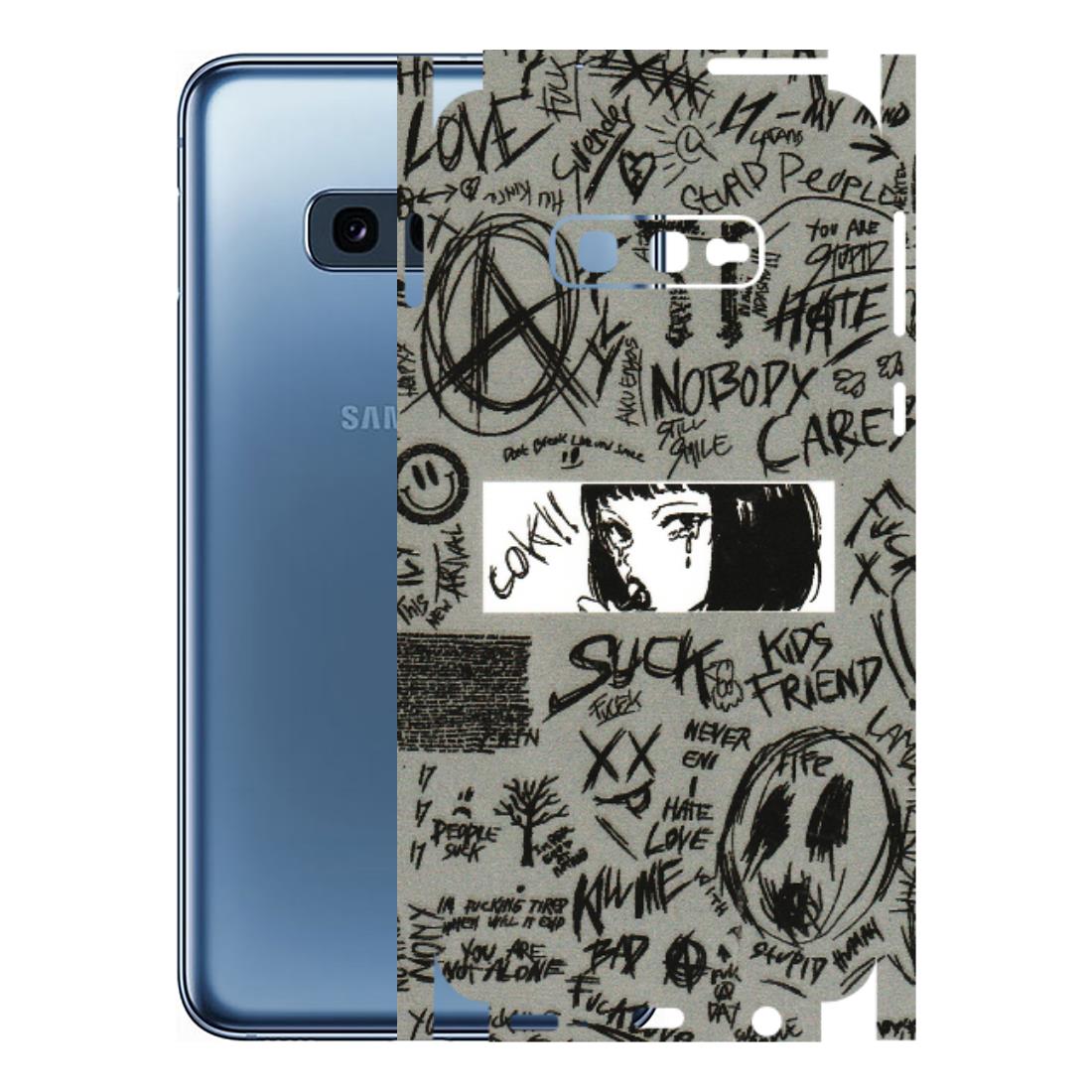 Samsung A/S Series Phone Skins (All Models) - Never Have Love Anime - 3D Embossed Finish (L-260) Samsung Galaxy S10E