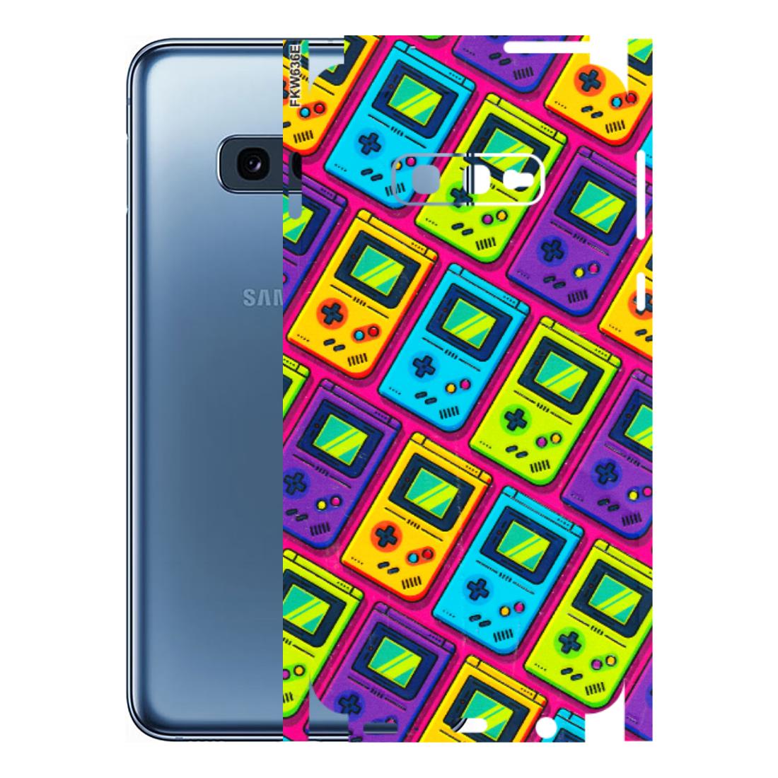 Samsung A/S Series Phone Skins (All Models) - Gameboy Colourful - 3D Embossed Finish (L-266) Samsung Galaxy S10E