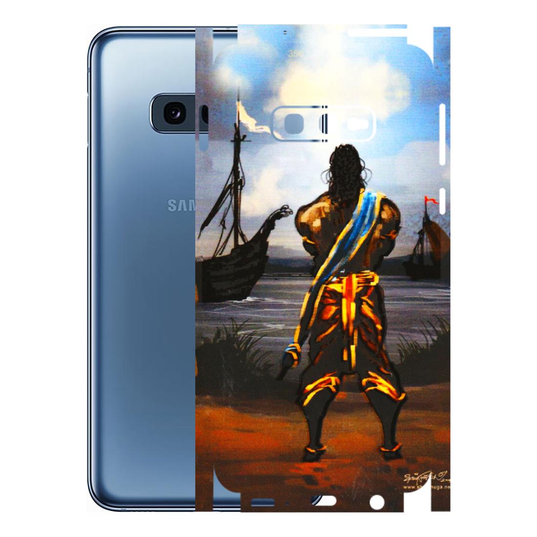 Samsung A/S Series Phone Skins (All Models) - Heavenly God Figure - 3D Embossed Finish (L-34) Samsung Galaxy S10E