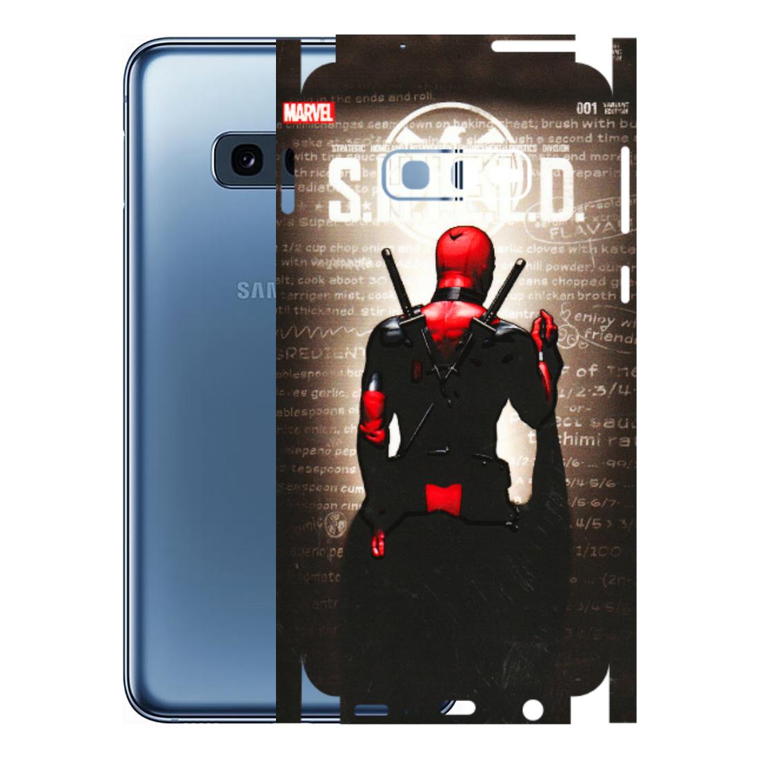 Samsung A/S Series Phone Skins (All Models) - Deadpool - 3D Embossed Finish (L-56) Samsung Galaxy S10E