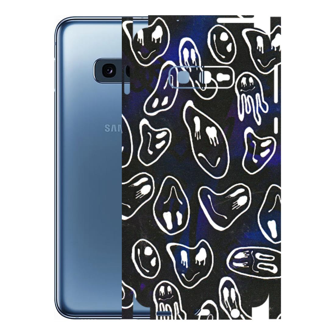 Samsung A/S Series Phone Skins (All Models) - Distorted Smileys - 3D Embossed Finish (L-92) Samsung Galaxy S10E
