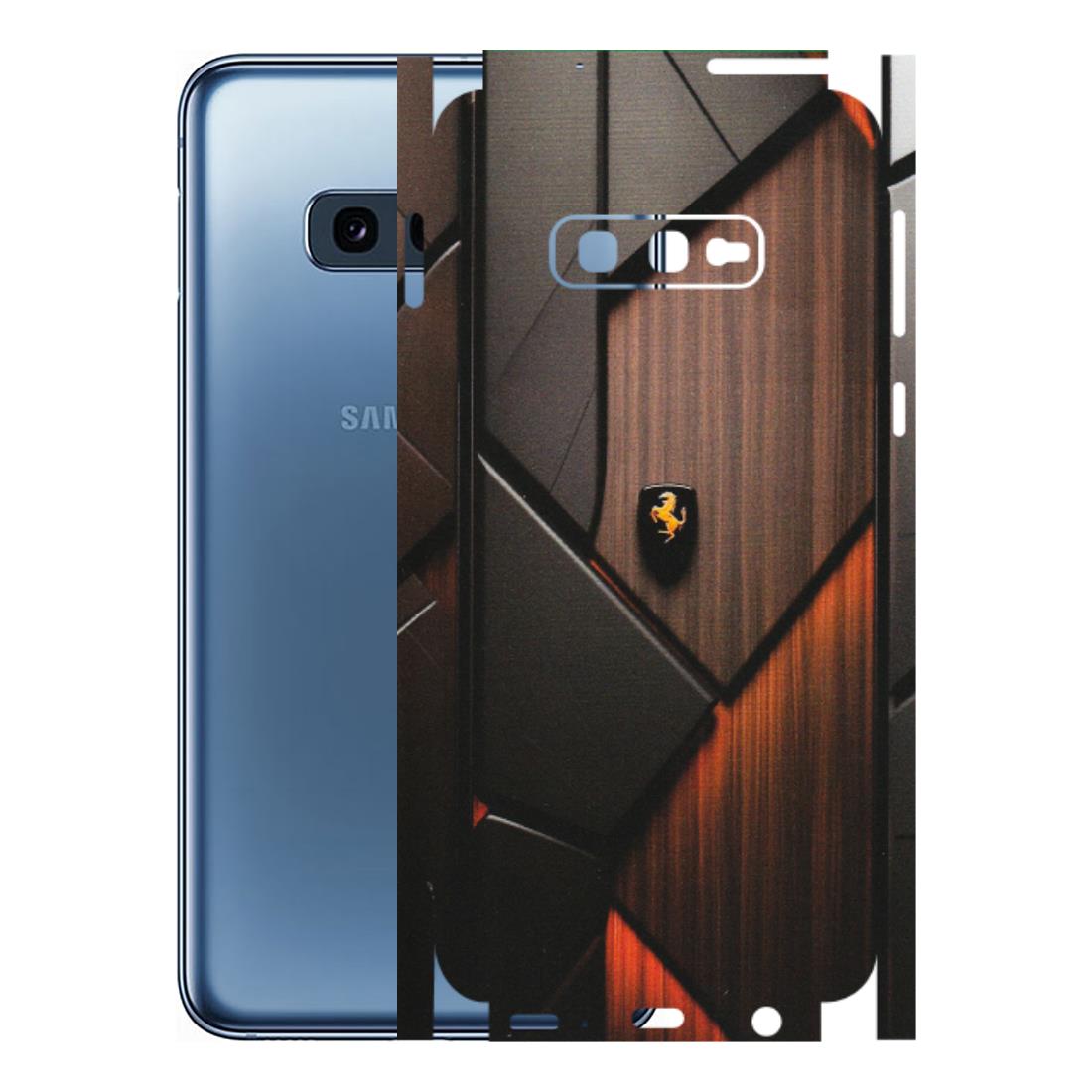 Samsung A/S Series Phone Skins (All Models) - Lambo Beauty Wood Pattern Sober - Matte Finish (M-51) Samsung Galaxy S10E