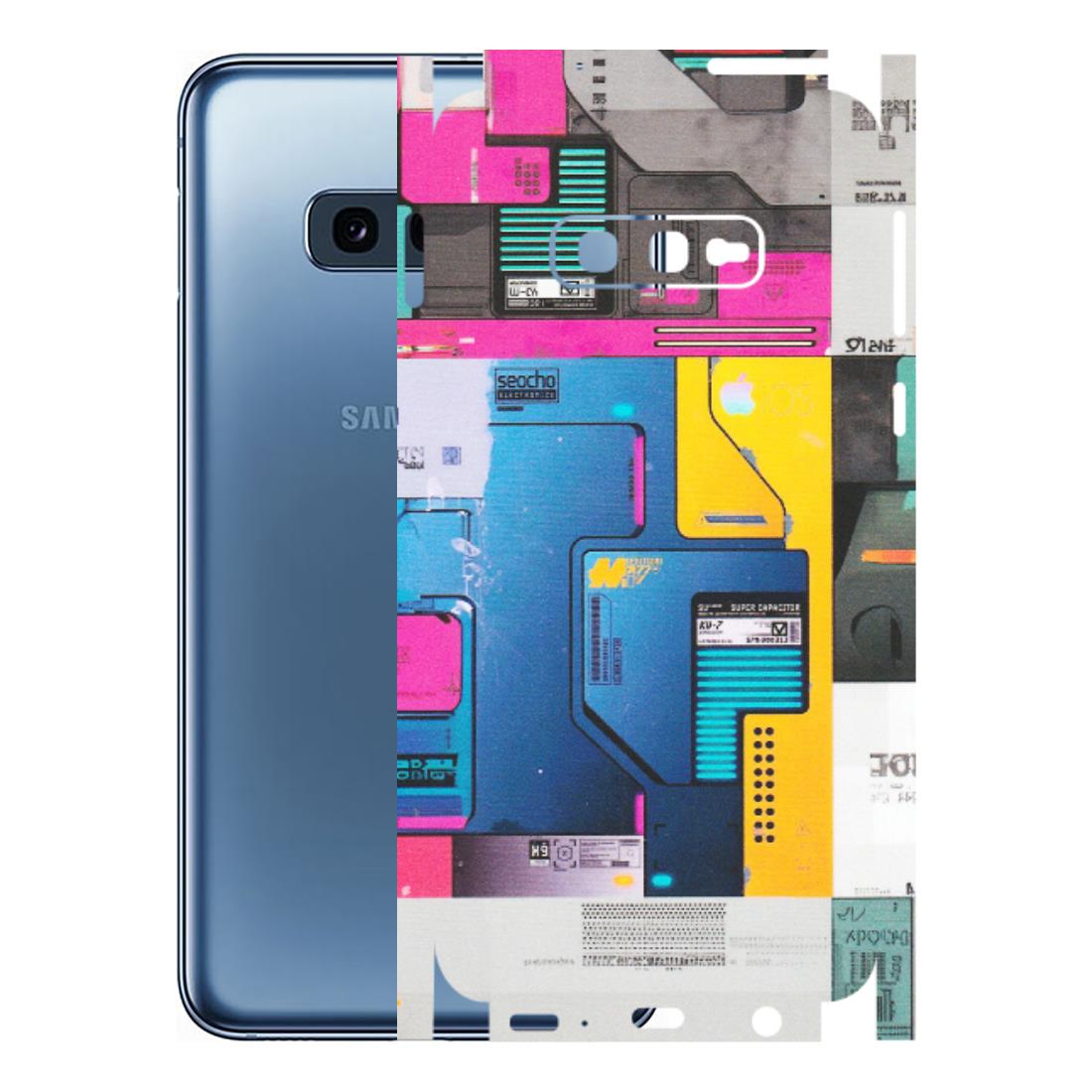 Samsung A/S Series Phone Skins (All Models) - Colourfull Motherboard Internals - Matte Finish (M-55) Samsung Galaxy S10E