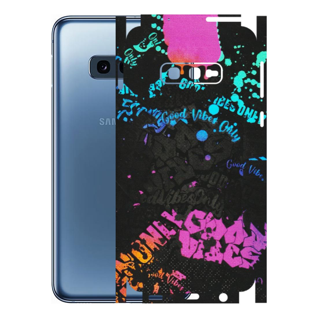 Samsung A/S Series Phone Skins (All Models) - Majestic Black Vibes - Matte Finish (M-62) Samsung Galaxy S10E