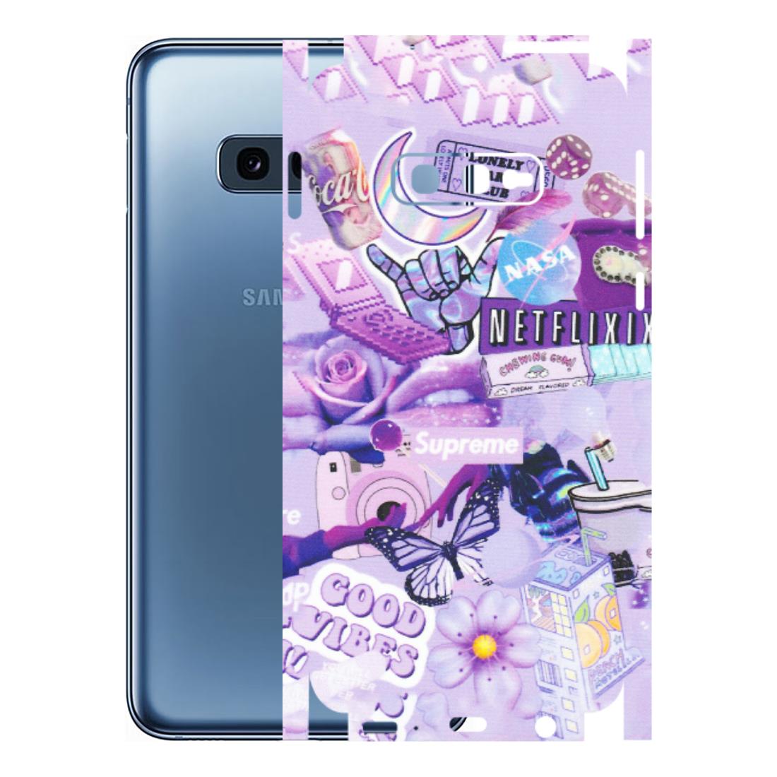 Samsung A/S Series Phone Skins (All Models) - Supreme Purple Magic - Matte Finish (M-88) Samsung Galaxy S10E