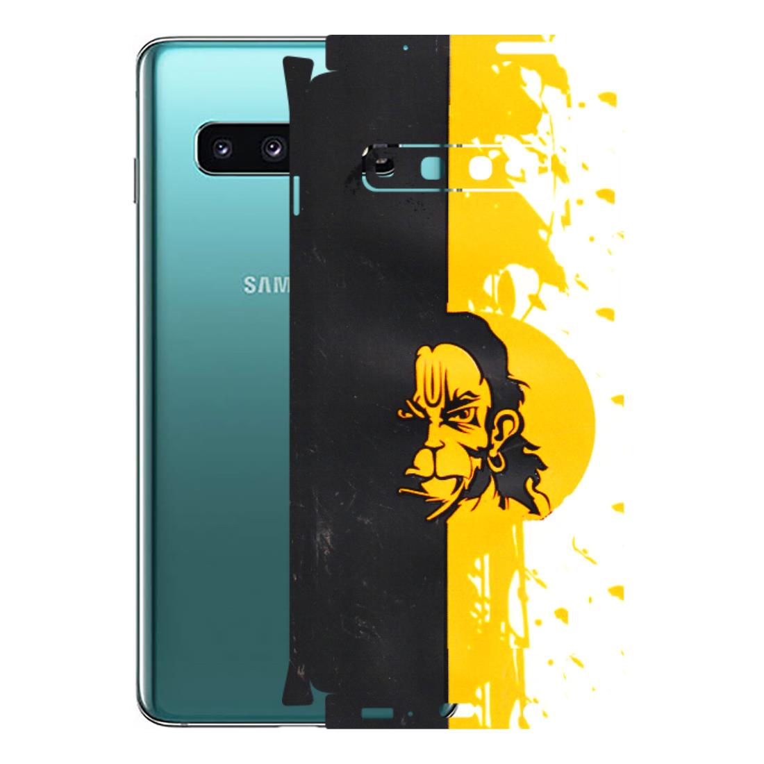Samsung A/S Series Phone Skins (All Models) - Bajrangbali - 3D Embossed Finish (L-151) Samsung Galaxy S10