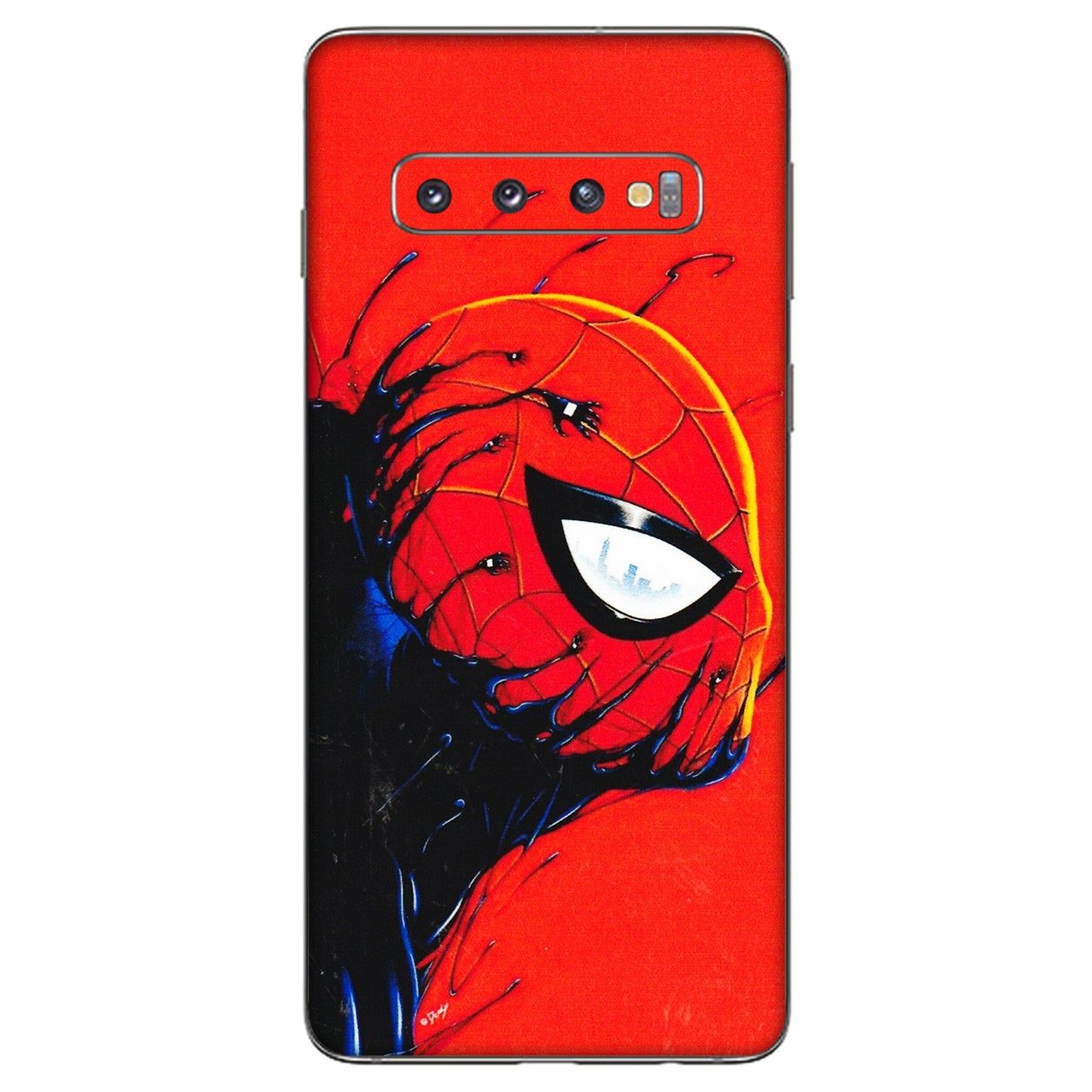 Samsung A/S Series Phone Skins (All Models) - Spiderman Face Venom - 3D Embossed Finish (L-165) Samsung Galaxy S10