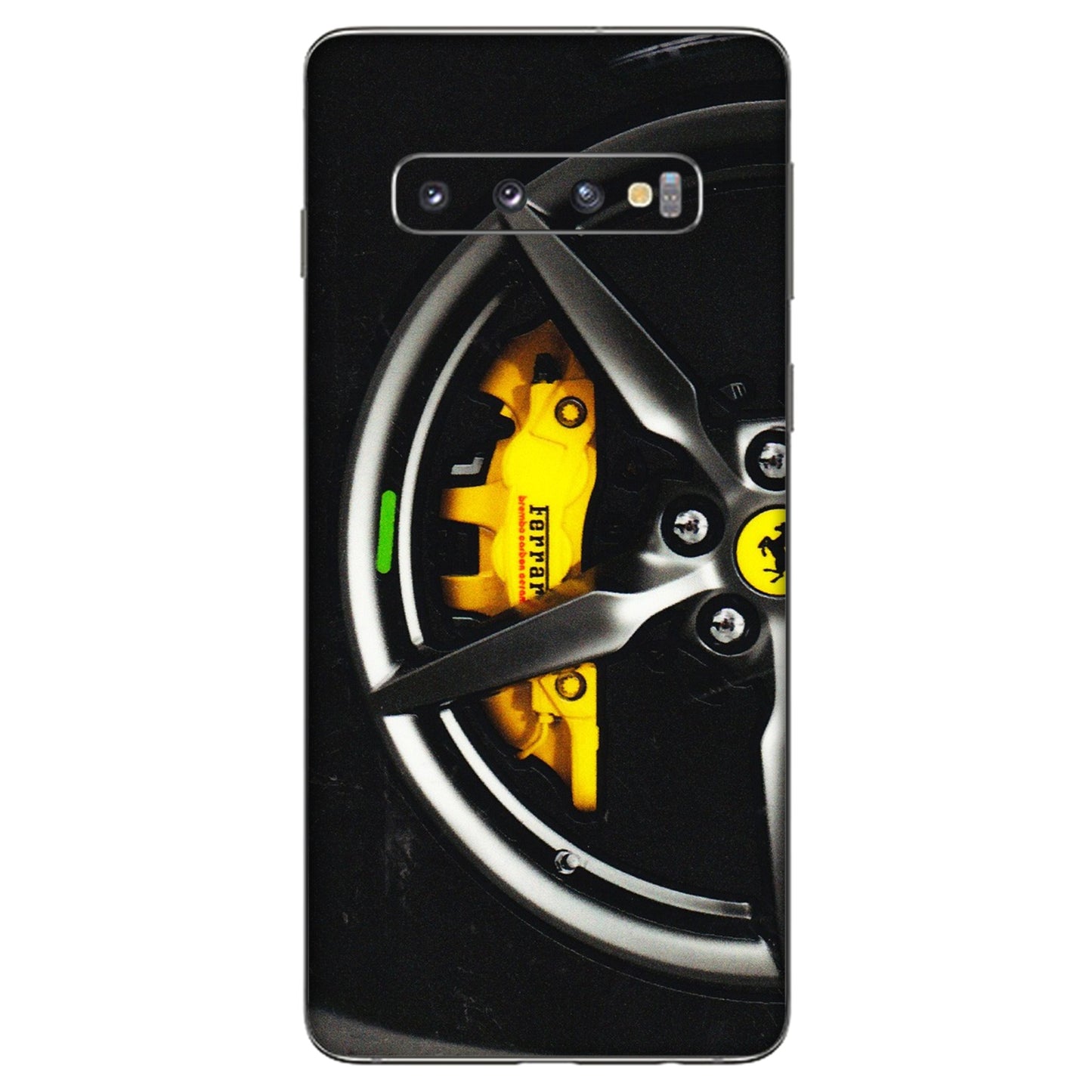 Samsung A/S Series Phone Skins (All Models) - Ferrari Wheel Alloy - 3D Embossed Finish (L-173) Samsung Galaxy S10