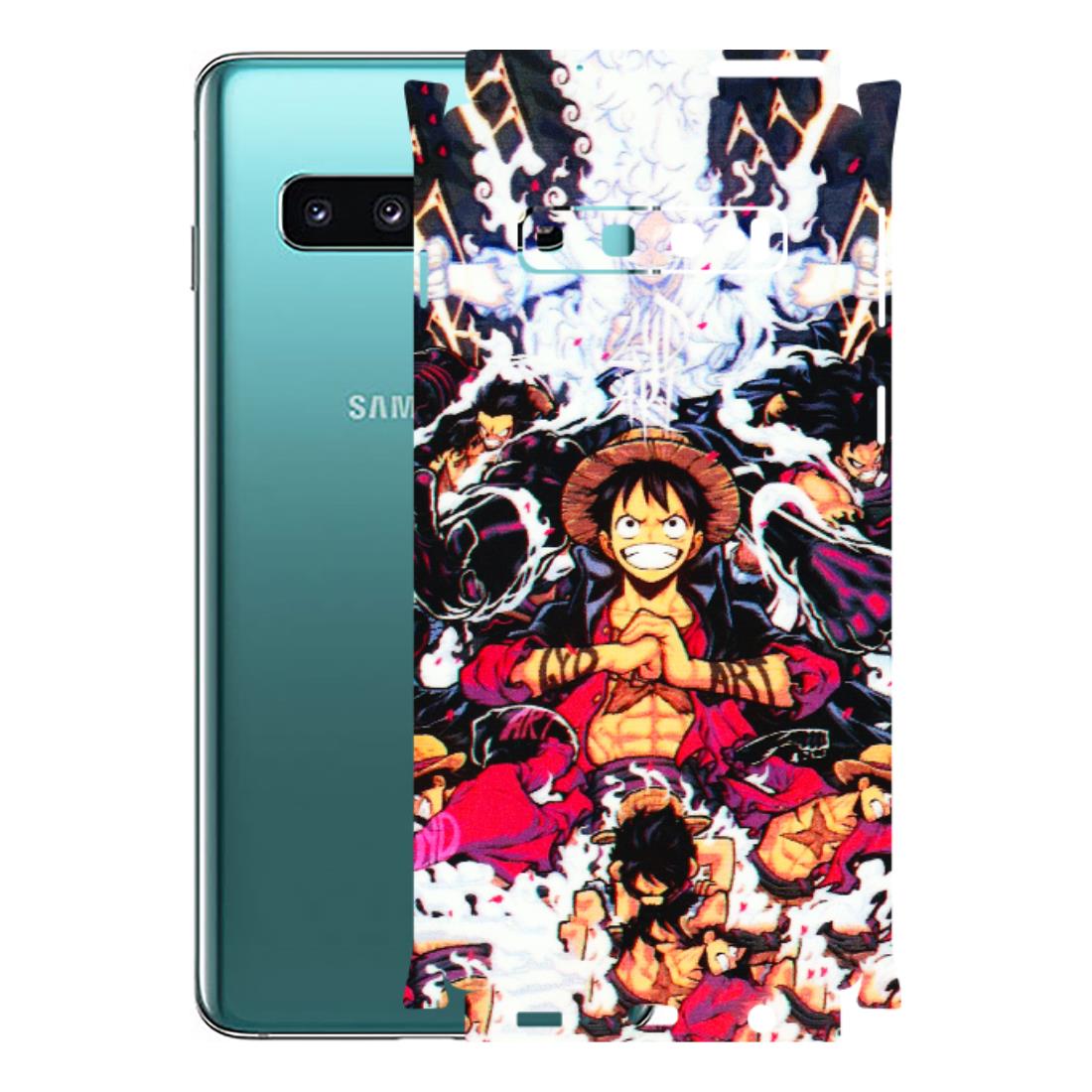 Samsung A/S Series Phone Skins (All Models) - Luffy Anime Character - 3D Embossed Finish (L-203) Samsung Galaxy S10
