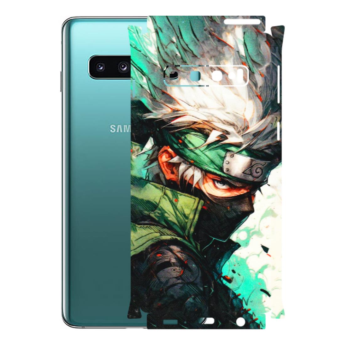 Samsung A/S Series Phone Skins (All Models) - Kakashi Side Profile - 3D Embossed Finish (L-249) Samsung Galaxy S10