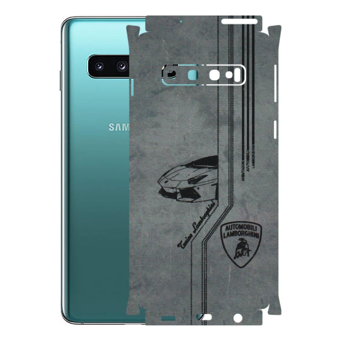 Samsung A/S Series Phone Skins (All Models) - New Lamborgini Aventador - 3D Embossed Finish (L-321) Samsung Galaxy S10