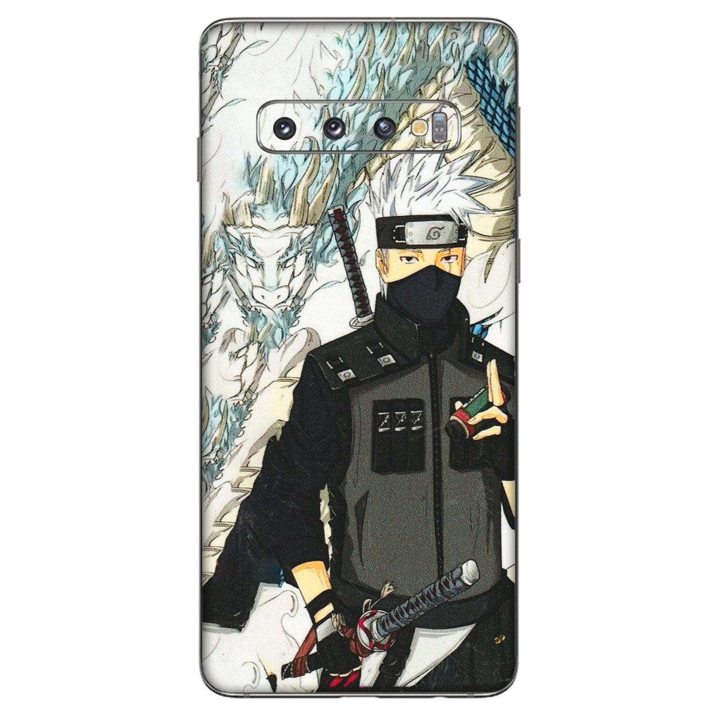 Samsung A/S Series Phone Skins (All Models) - Kakashi Hatake Naruto Anime - 3D Embossed Finish (L-46) Samsung Galaxy S10