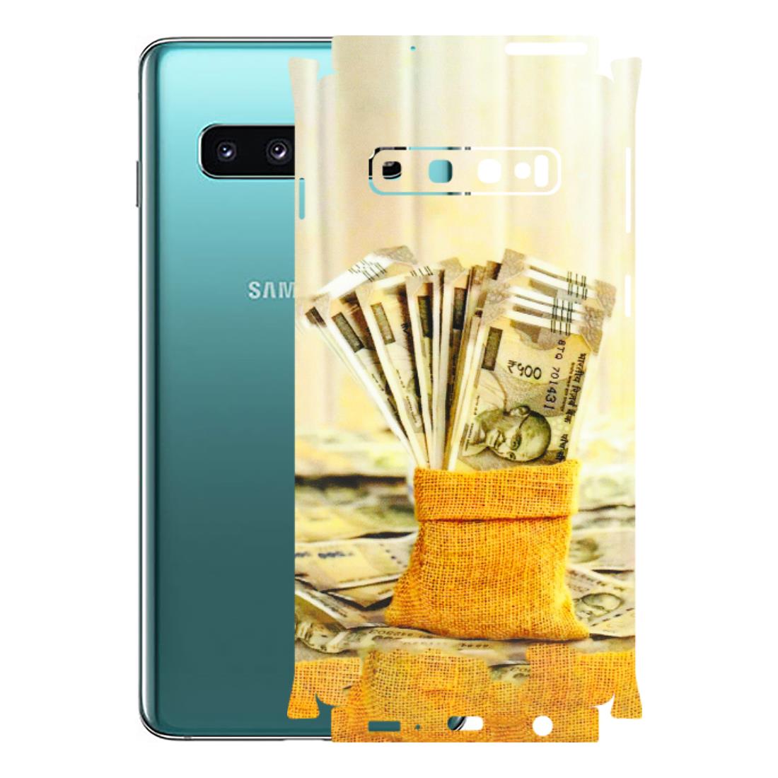 Samsung A/S Series Phone Skins (All Models) - Show Me The Money - 3D Embossed Finish (L-52) Samsung Galaxy S10