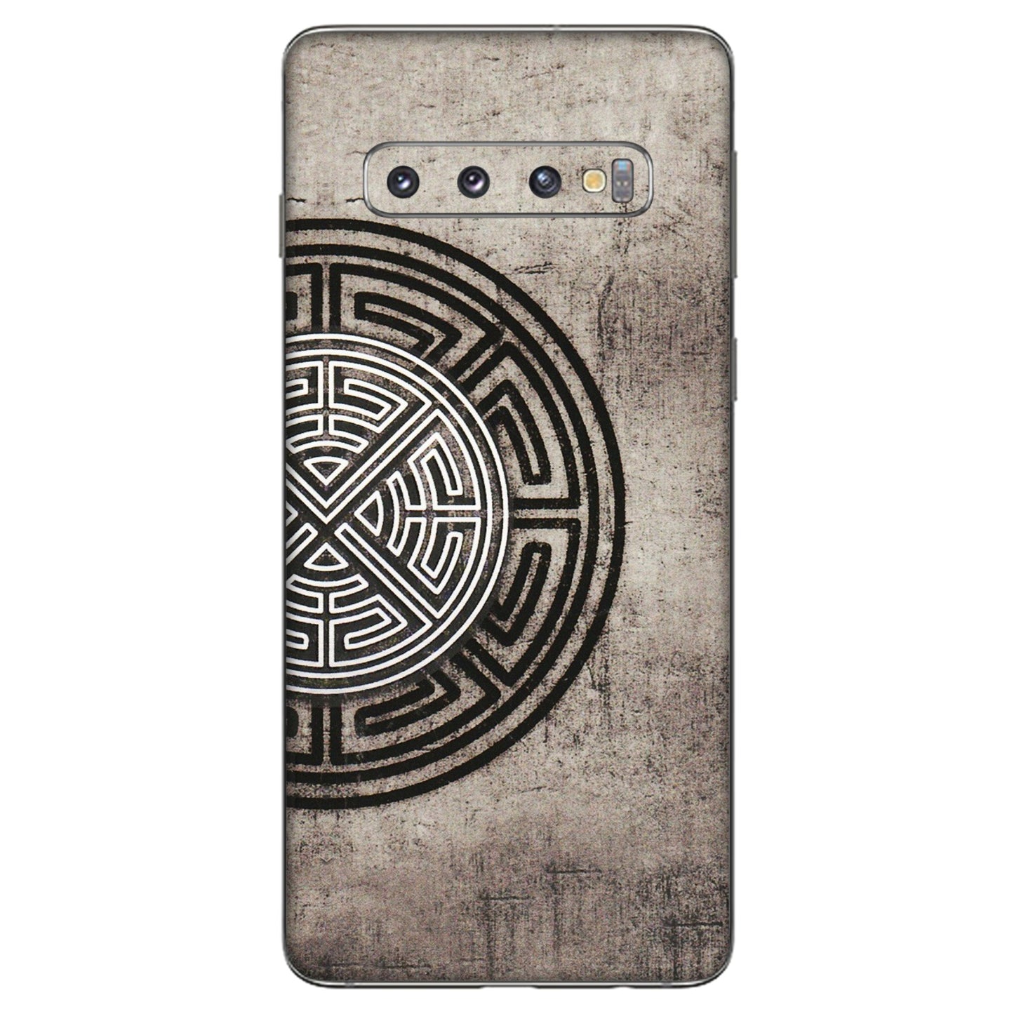Samsung A/S Series Phone Skins (All Models) - Mysterious Circular Design - 3D Embossed Finish (L-63) Samsung Galaxy S10