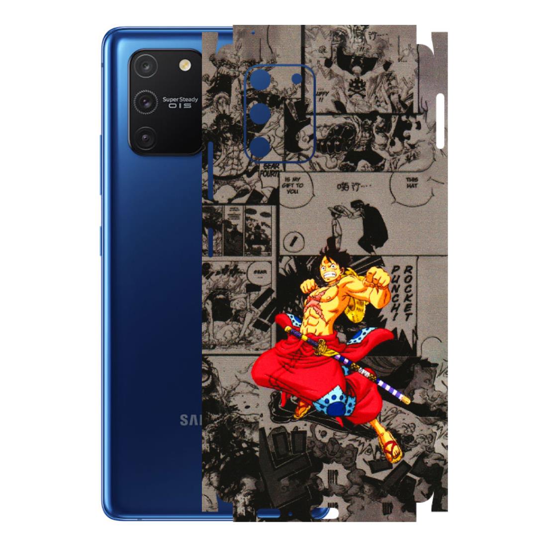 Samsung A/S Series Phone Skins (All Models) - One Piece Rocket Punch Manga - 3D Embossed Finish (L-25) Samsung Galaxy S10 Lite