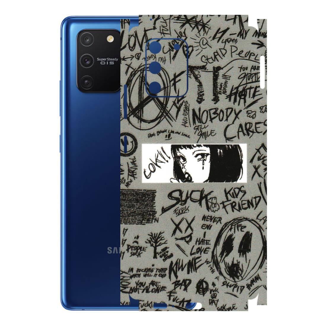 Samsung A/S Series Phone Skins (All Models) - Never Have Love Anime - 3D Embossed Finish (L-260) Samsung Galaxy S10 Lite