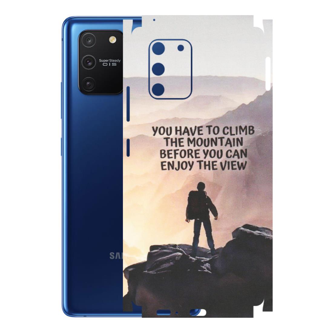 Samsung A/S Series Phone Skins (All Models) - Motivational Hiking Mountain - Matte Finish (M-28) Samsung Galaxy S10 Lite