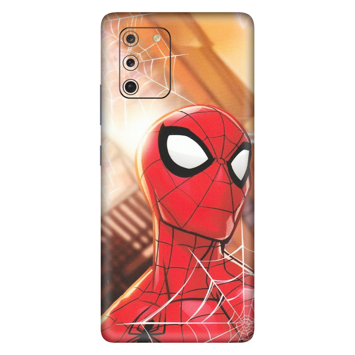 Samsung A/S Series Phone Skins (All Models) - Spiderman Face New - Matte Finish (M-41) Samsung Galaxy S10 Lite