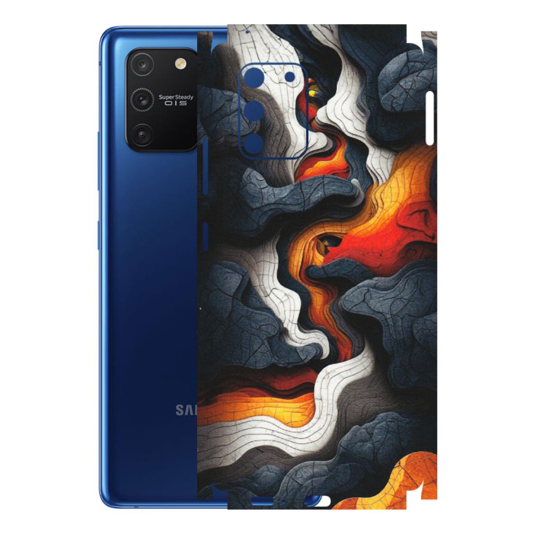 Samsung A/S Series Phone Skins (All Models) - Abstract Volcanic Layers - Matte Finish (M-52) Samsung Galaxy S10 Lite