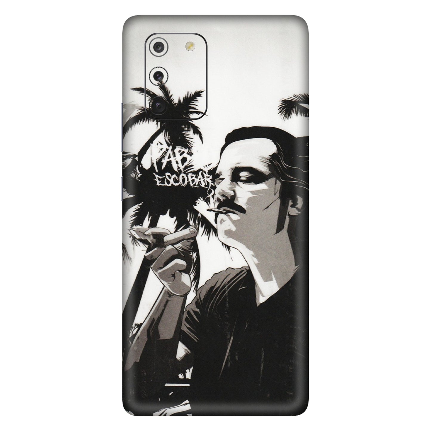 Samsung A/S Series Phone Skins (All Models) - Pab Escobar - Transparent Finish (T-05) Samsung Galaxy S10 Lite