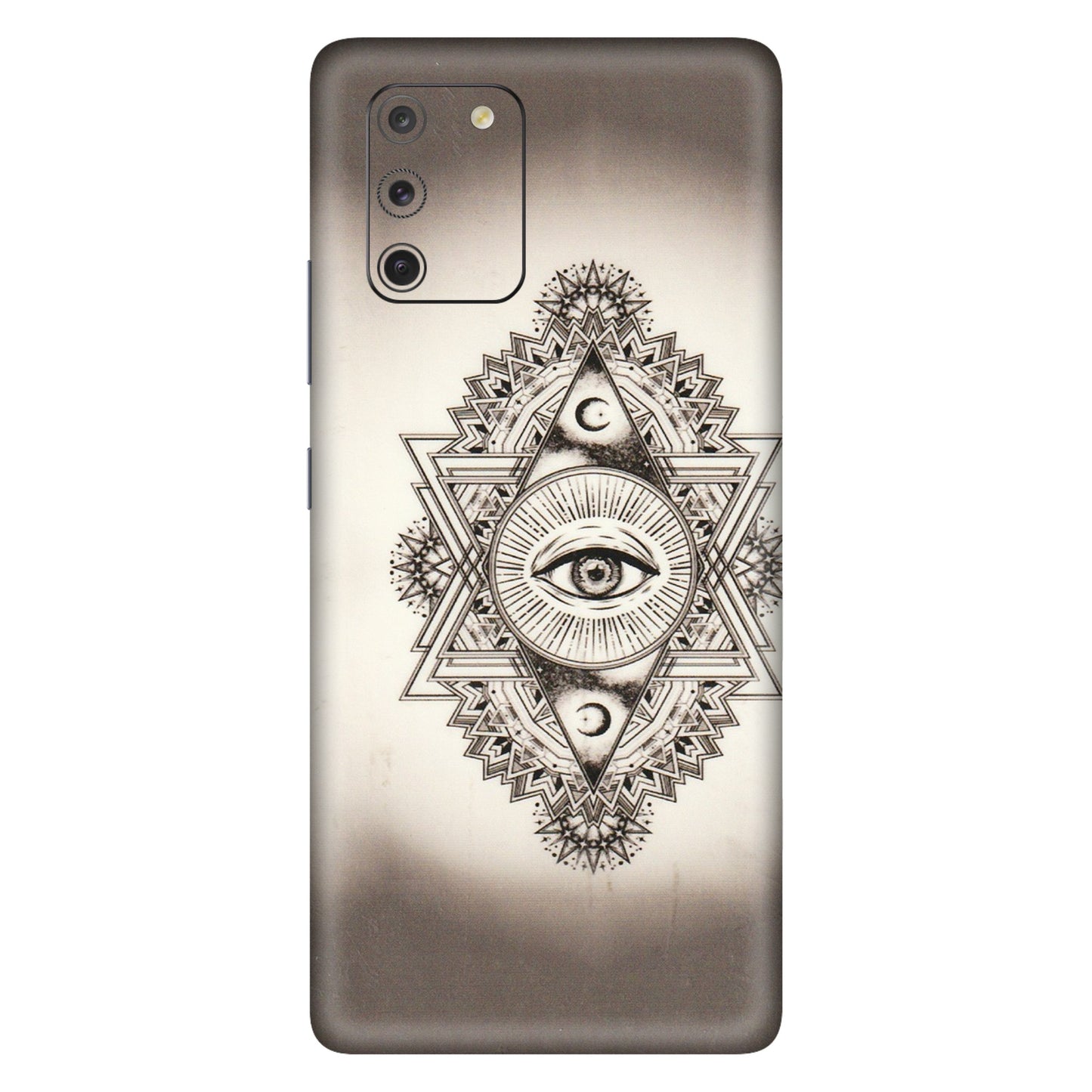 Samsung A/S Series Phone Skins (All Models) - Illuminati Great Eye - Transparent Finish (T-14) Samsung Galaxy S10 Lite