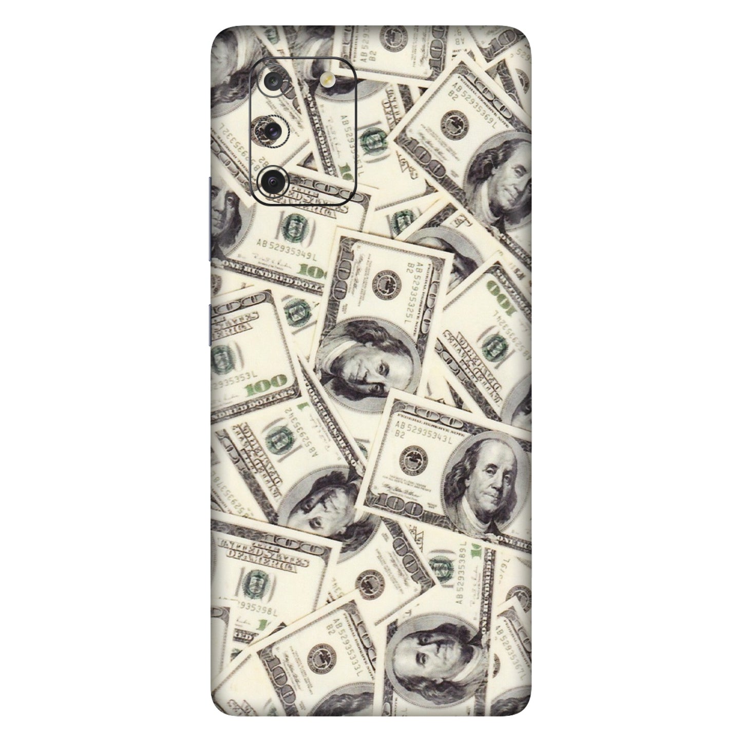 Samsung A/S Series Phone Skins (All Models) - Dollar Lover - Transparent Finish (T-17) Samsung Galaxy S10 Lite