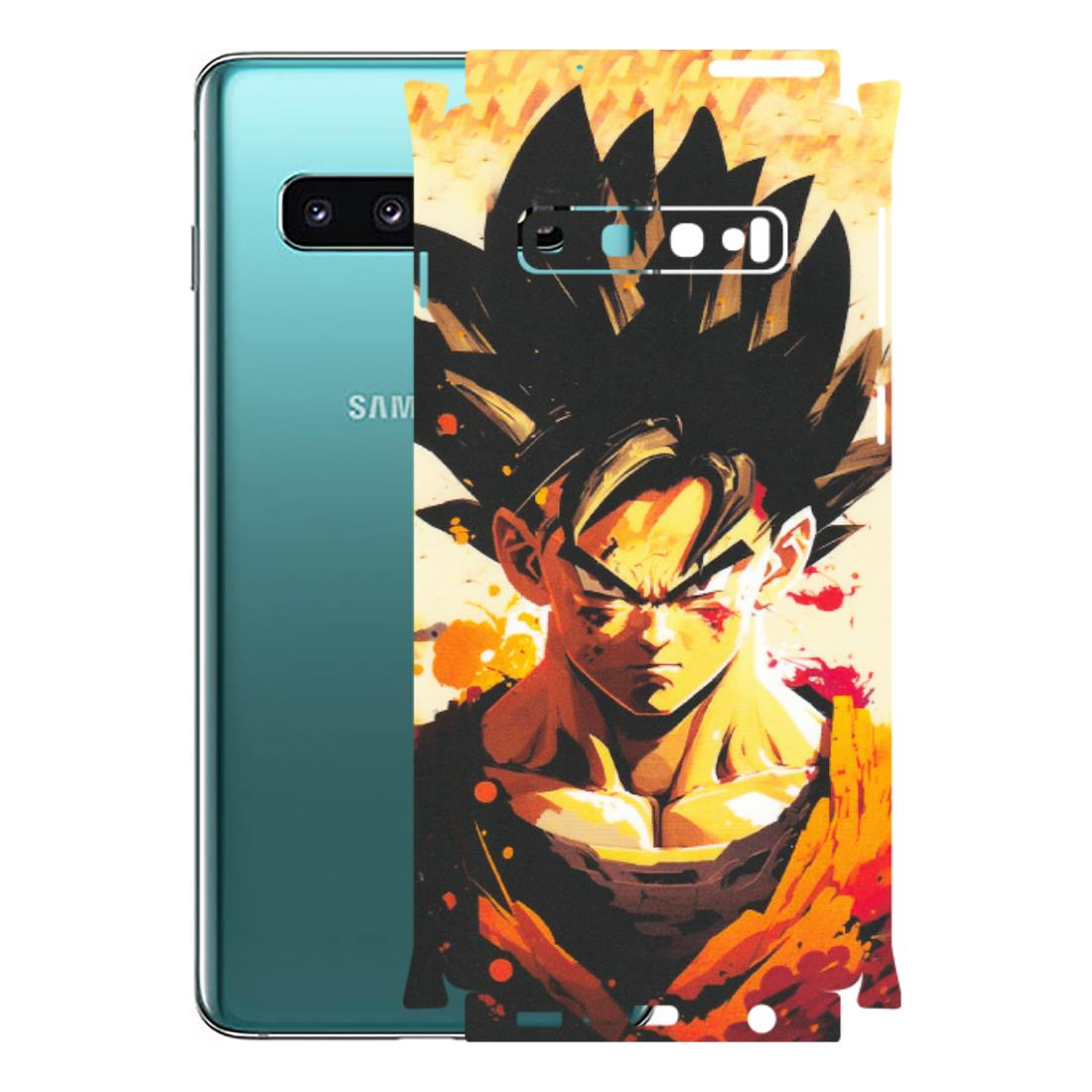 Samsung A/S Series Phone Skins (All Models) - Angry Goku - Matte Finish (M-12) Samsung Galaxy S10
