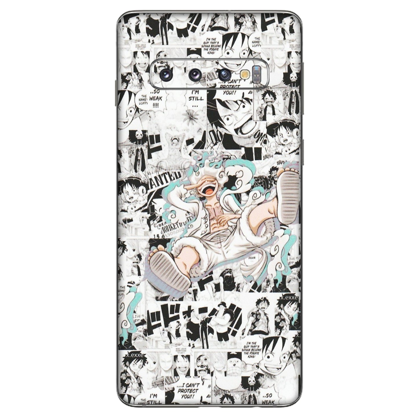 Samsung A/S Series Phone Skins (All Models) - One Piece Comic - Matte Finish (M-168) Samsung Galaxy S10